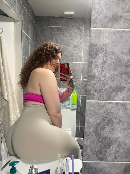 Lucky I didn't break the sink 