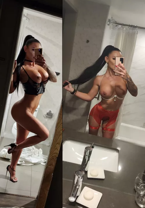 My husband and his friends love my slutty Ariana Grande look. Hopefully you guys do too 