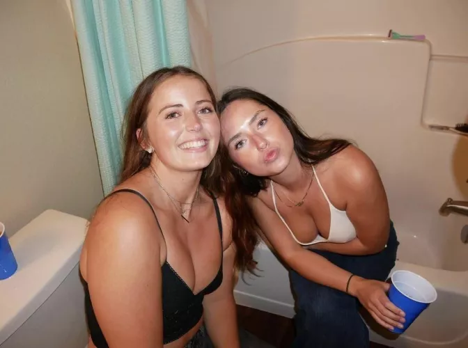 Party bathroom hangout