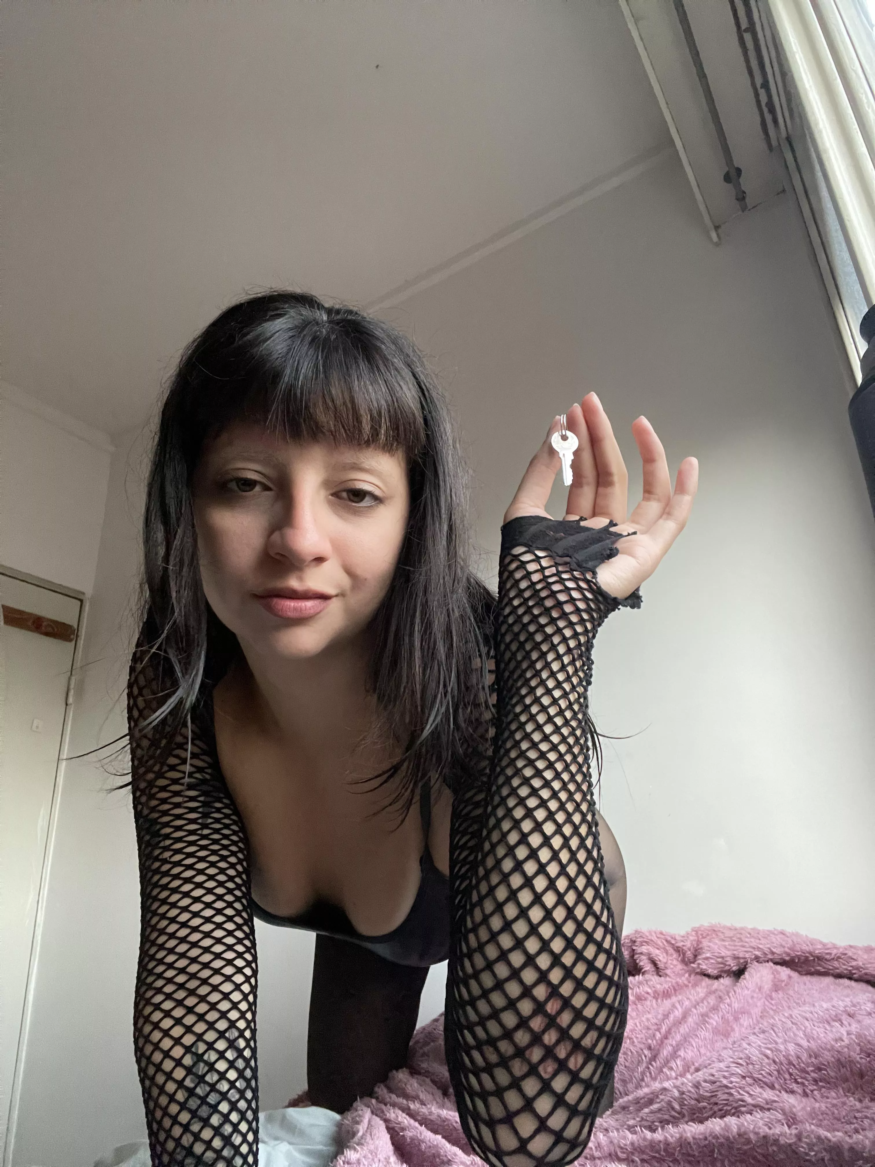 that clitoris just looks good caged, here's your keyholder for good 🤣