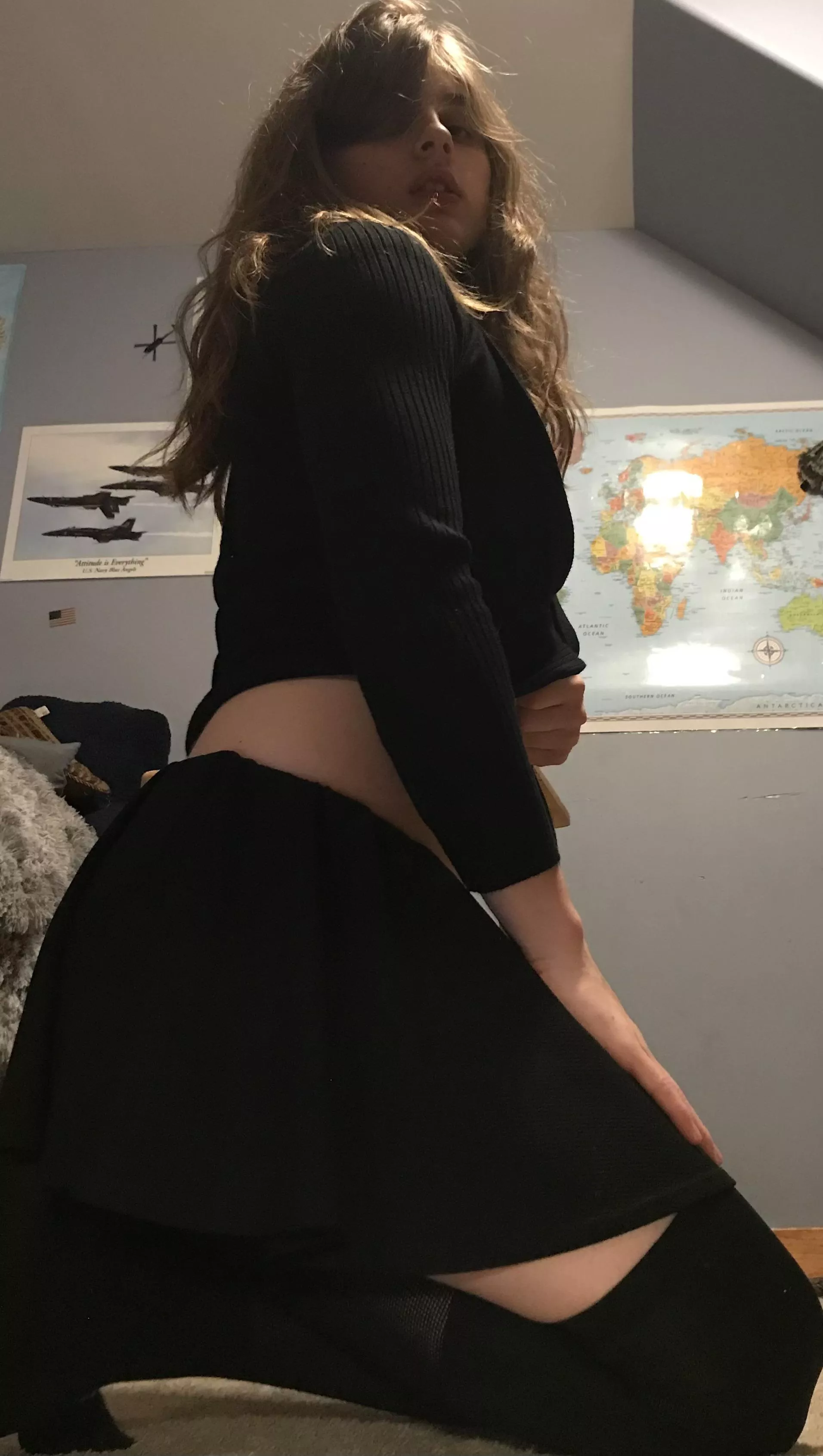 That one day when the hair is looking good: