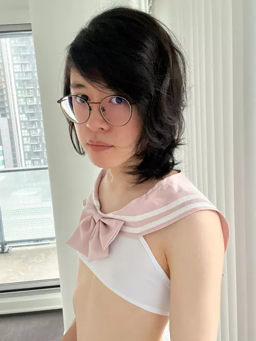 What I am wearing underneath is this hehe 🎀