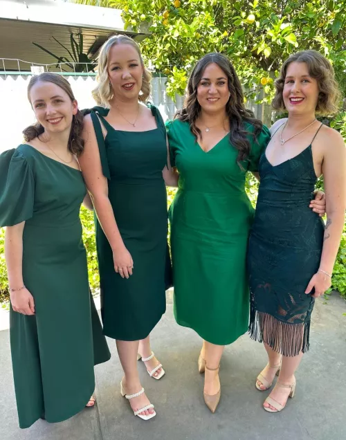 Which girl [4] in green would you take home? 