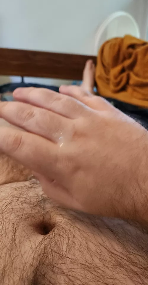 Would you lick cum off my hand?