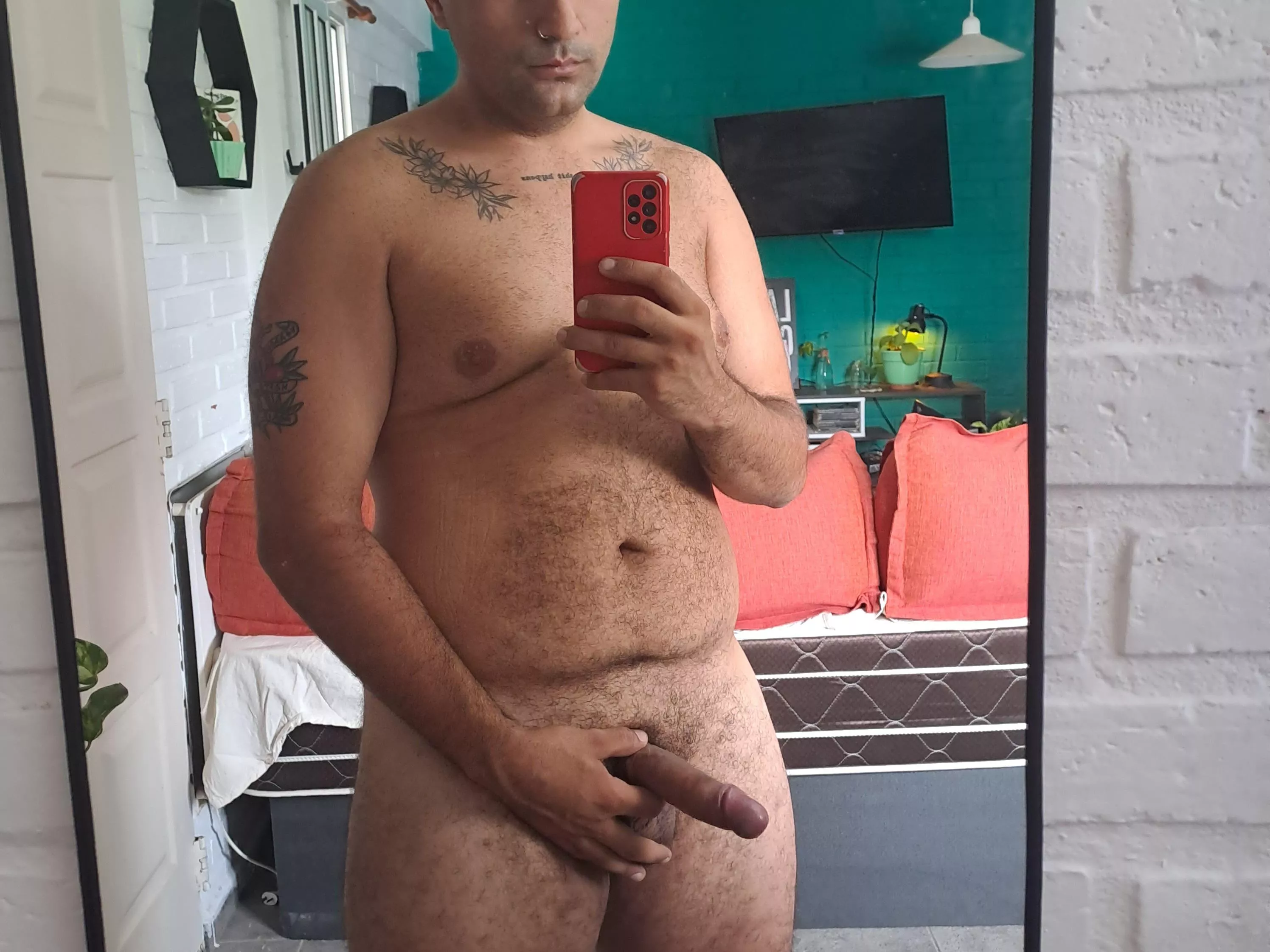 Would you like to have me taking pics at your mirror ? Took these at my friends before he got back 