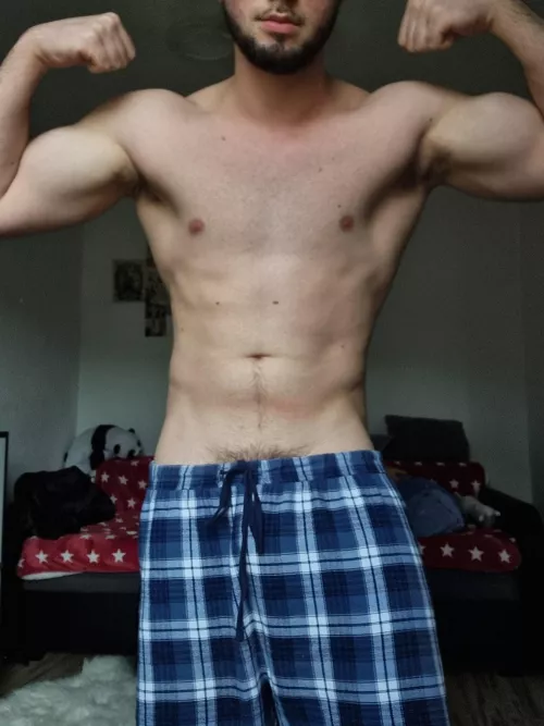 Your friends pubes are peeking outx what you do next?