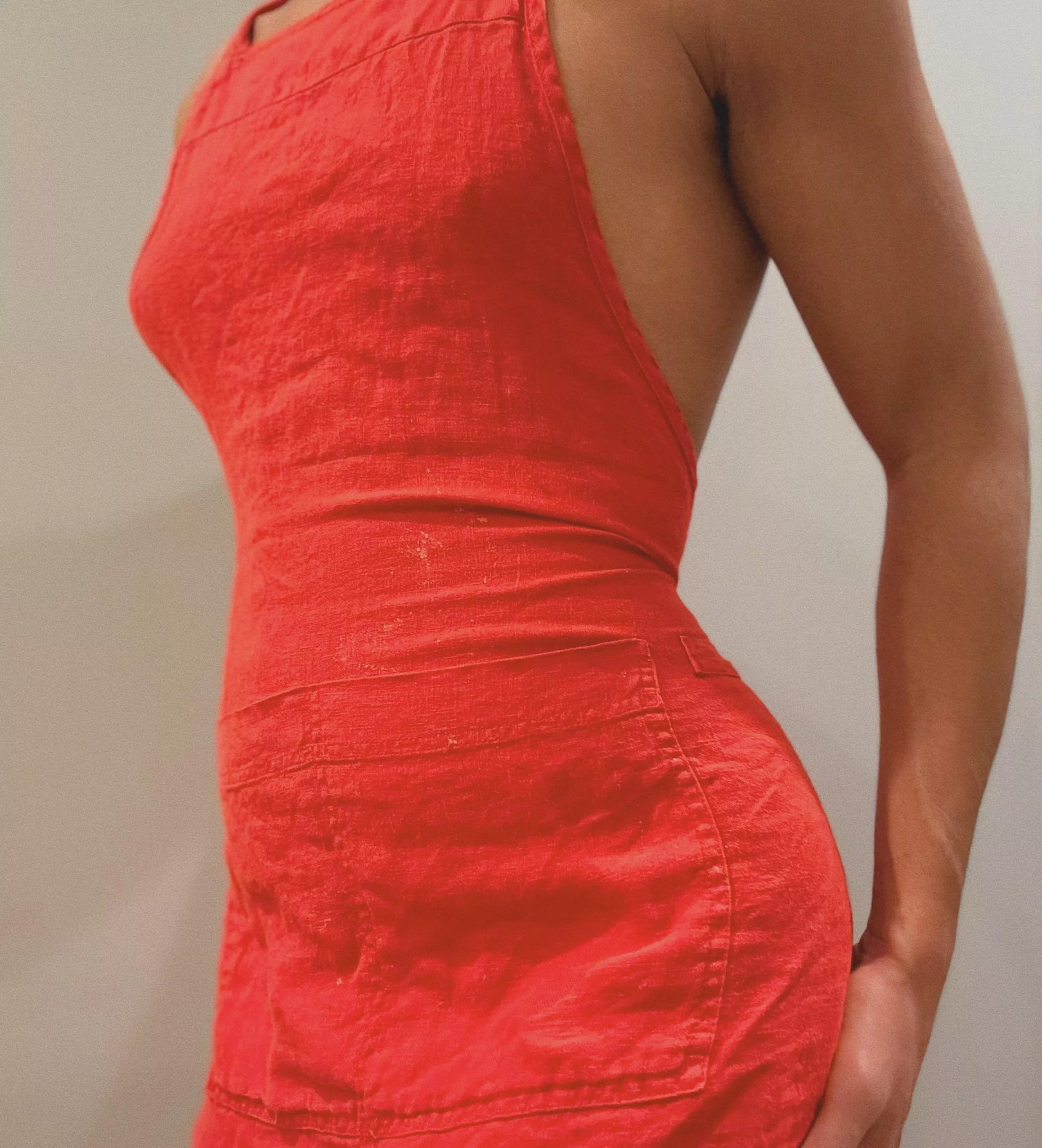 26, me in a cooking apron 😂