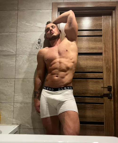 After taking a shower