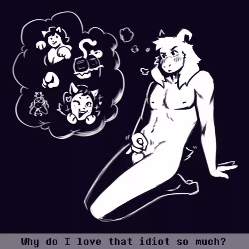 [Asriel] thinking about [Catty]