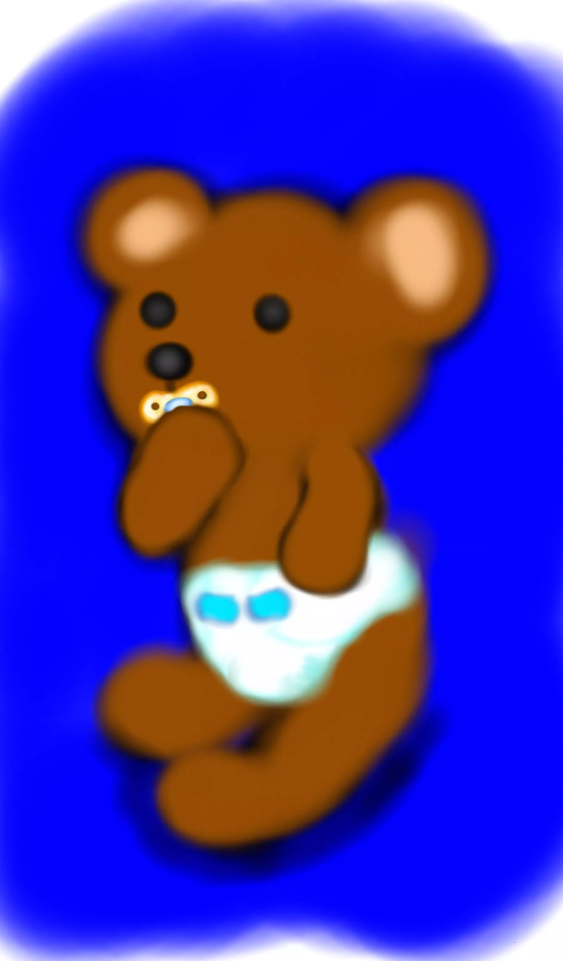 Baby teddy bear I drew last night