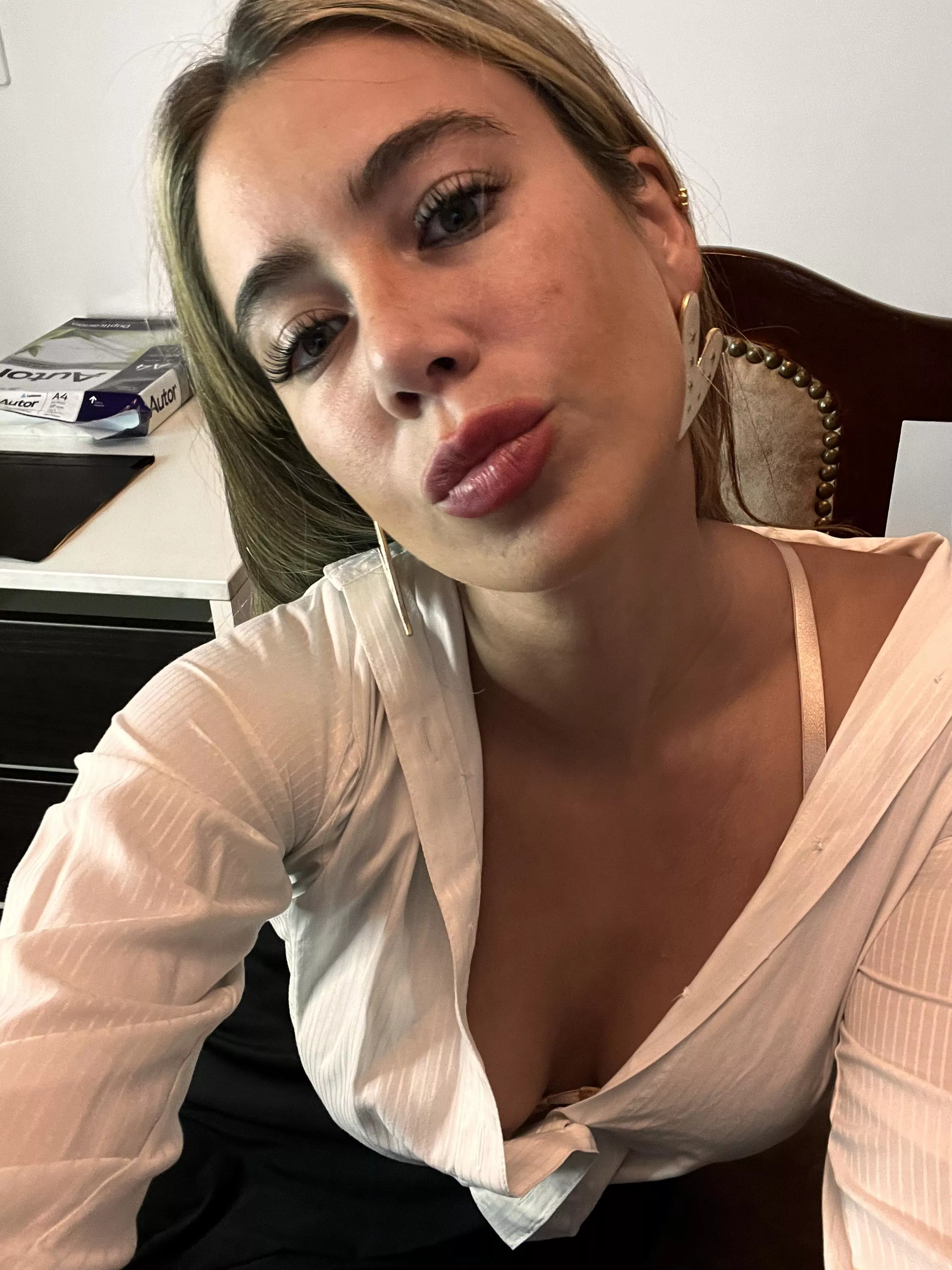 Can I turn you on only with my cleavage?