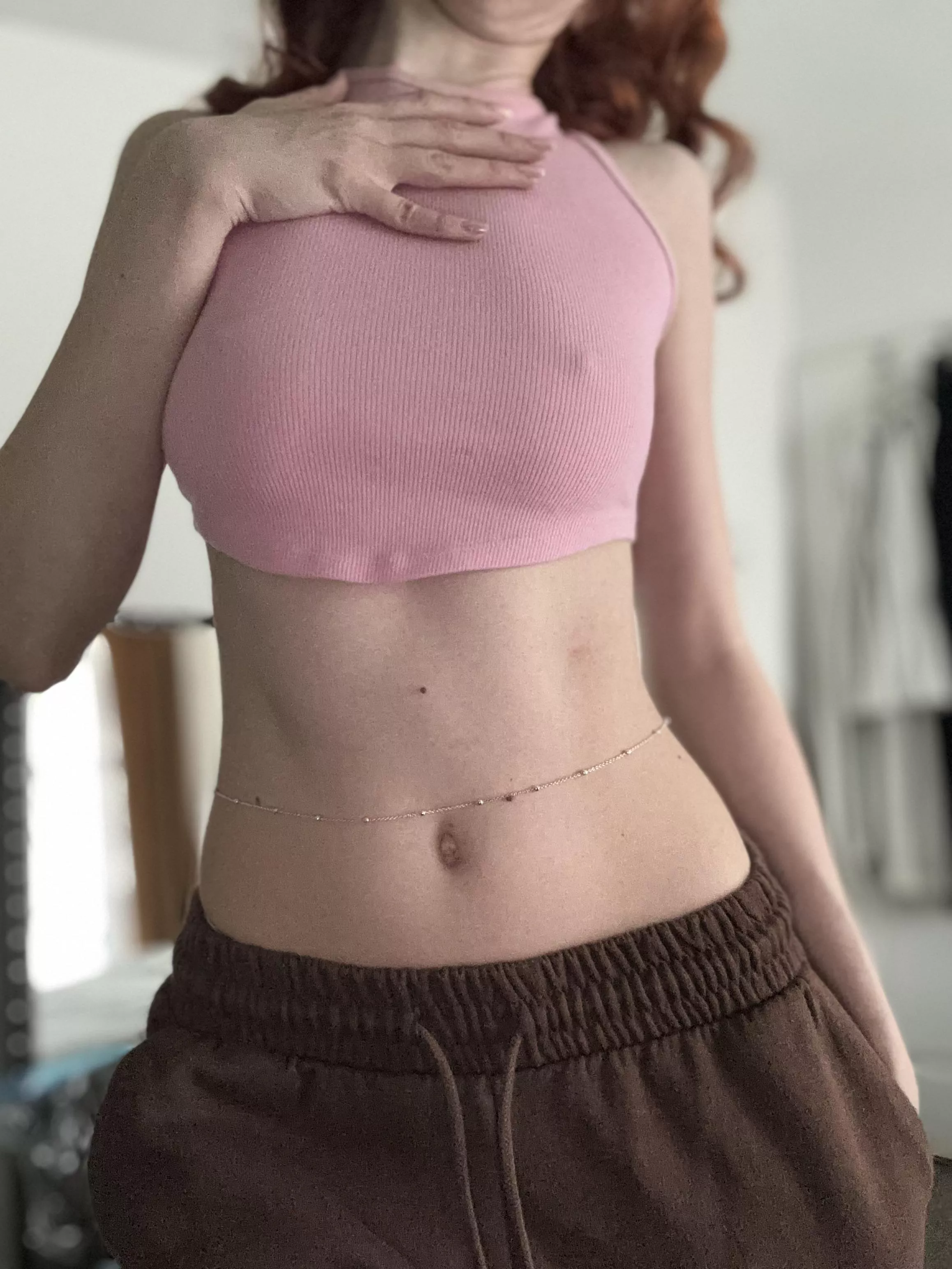 Can you tell that my tits are pretty sensitive today?