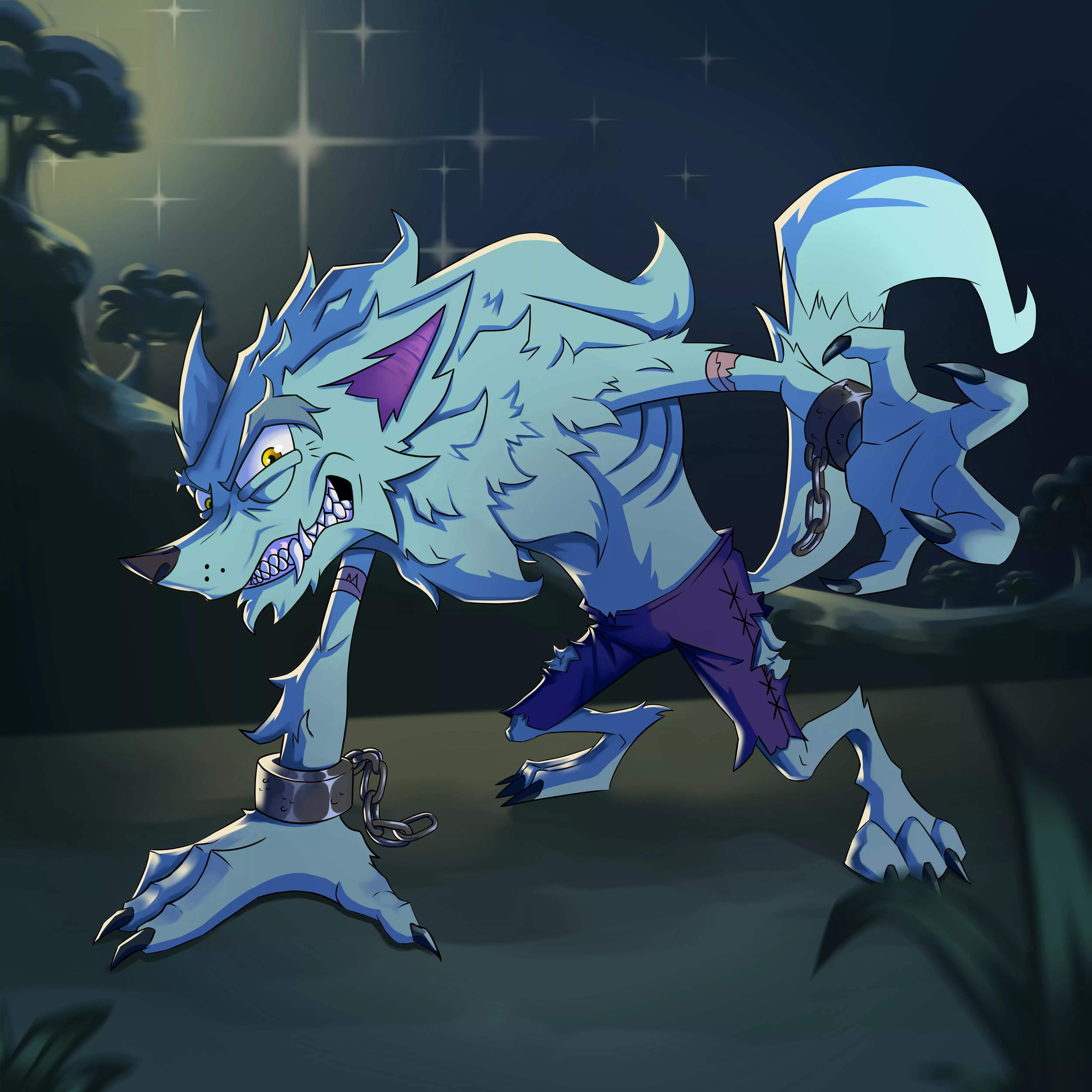 Crazy werwolf (Art by me)