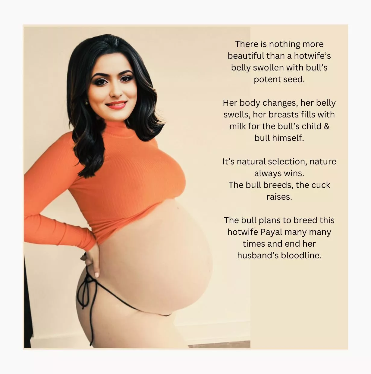 Cuckold Pregnancy: It's natural selection, nsture always wins.