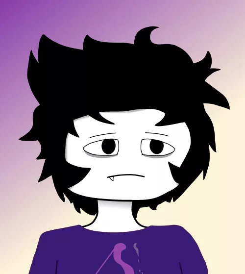 Decided to draw our resident Homesmut human from the now ongoing mspfa. Still don't know his name yet.