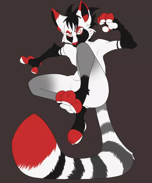 do not intimidate the fox (OC)