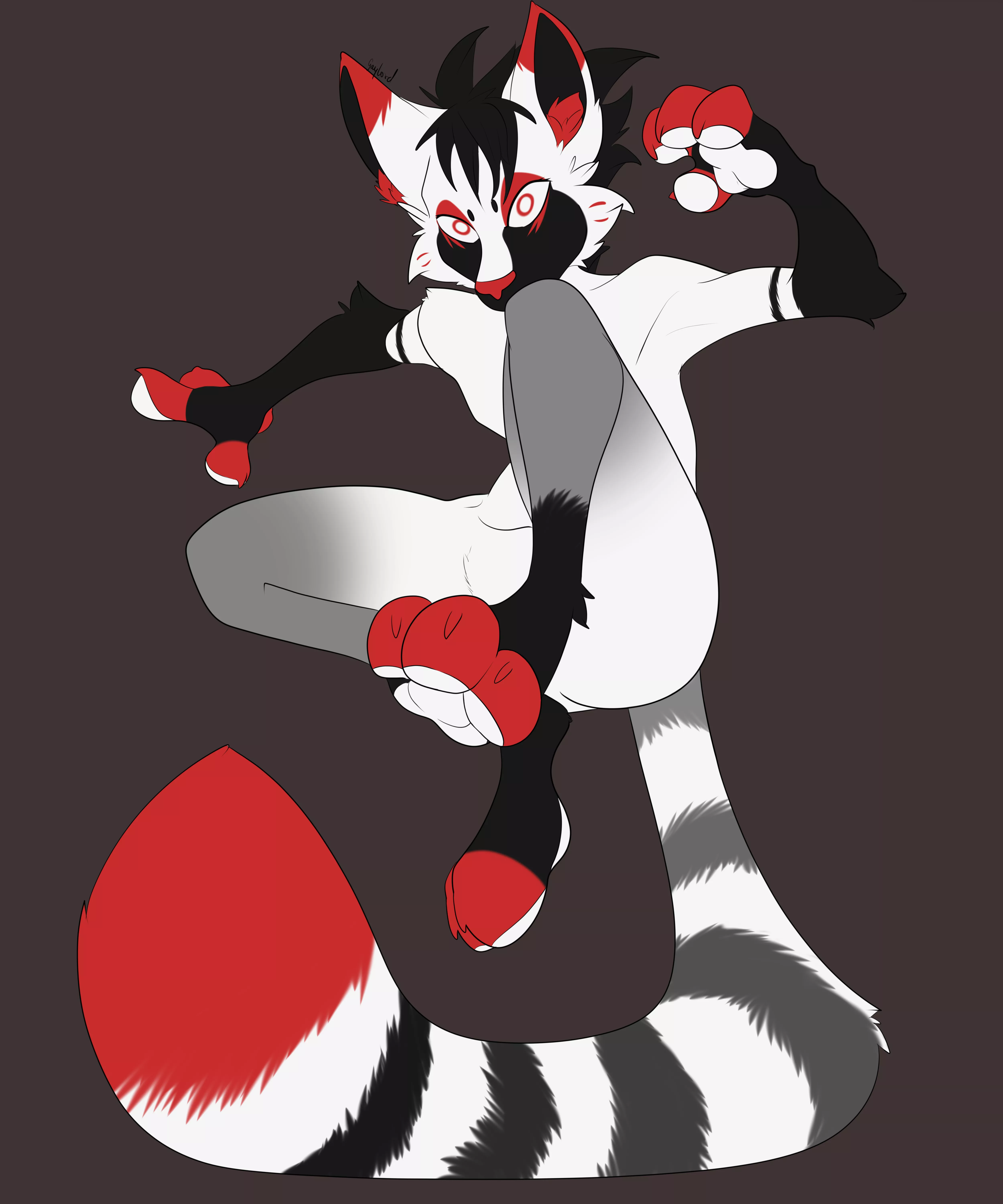 do not intimidate the fox (OC)