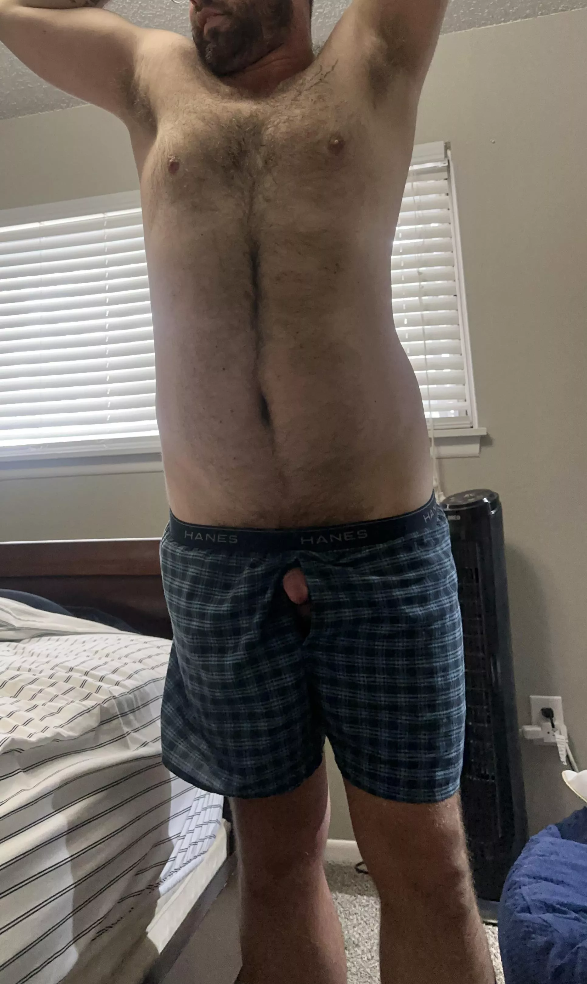 Do you like my hairy belly? 