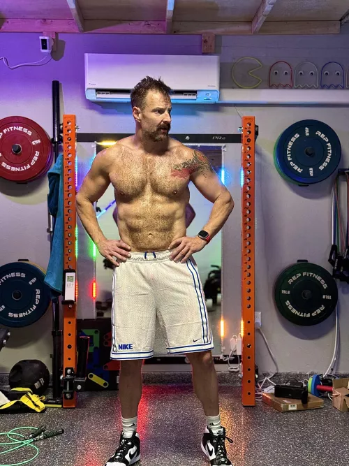 Got some basketball style shorts from a fan. How’s my Daddy vibe?