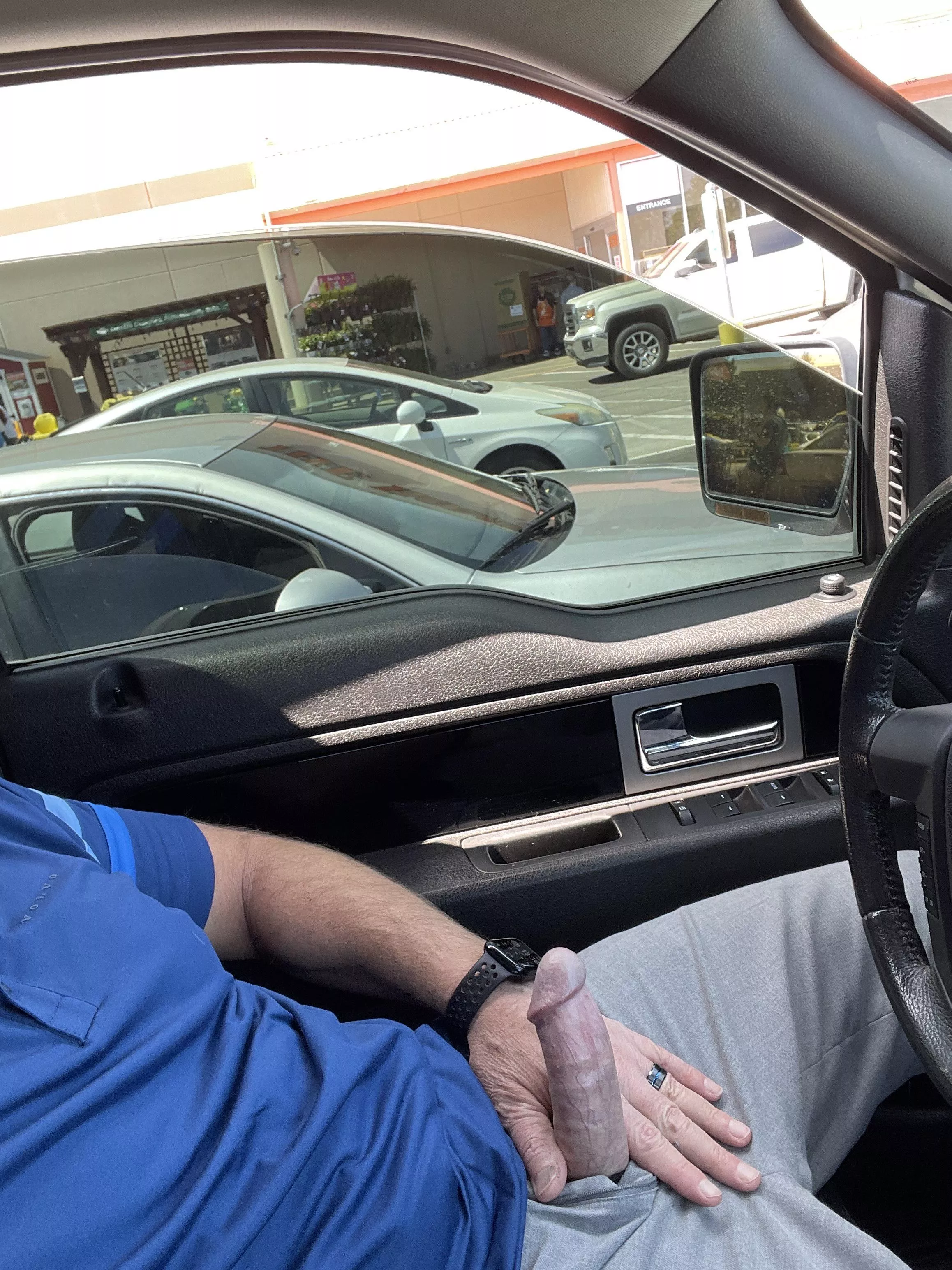 I should have rolled the window all the way down.  