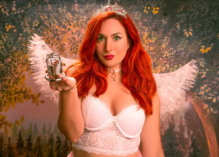 I will grant you three wishes and then you'll be mine forever!