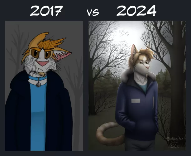 If you hate your art - keep drawing, don't give up. Seven years will pass like seven days (by me)