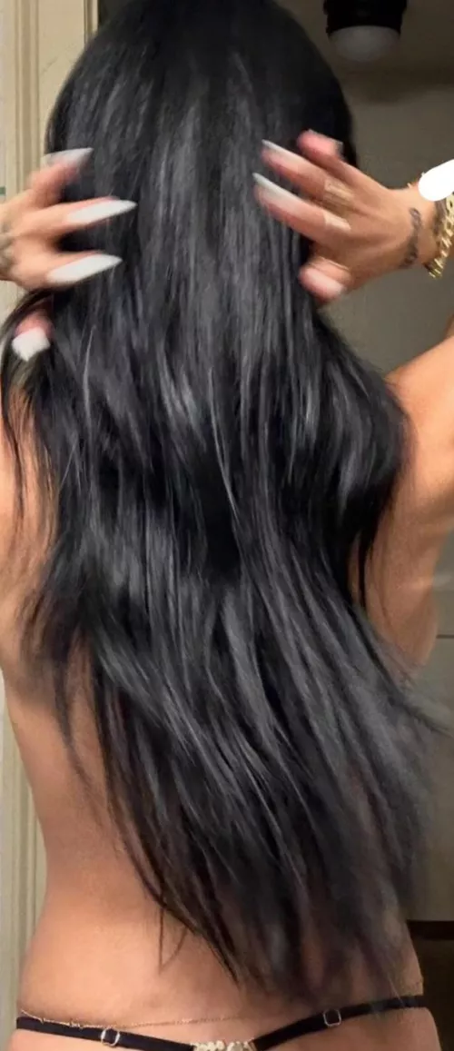 I’m missing cum in my hair ❤️😘