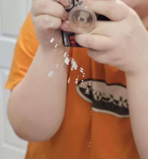 just a little splatter