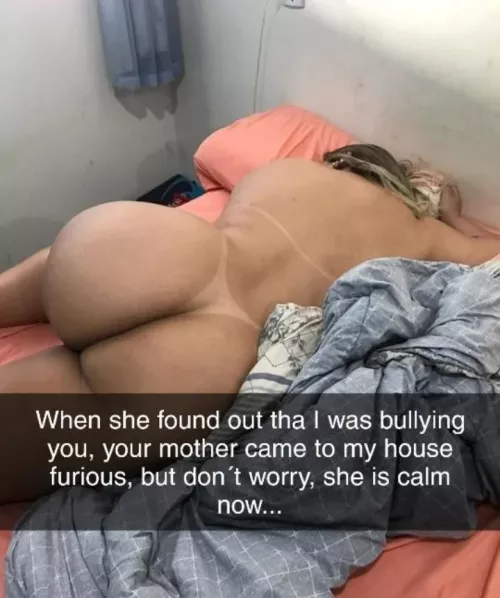 Looks like she couldn't handle him...