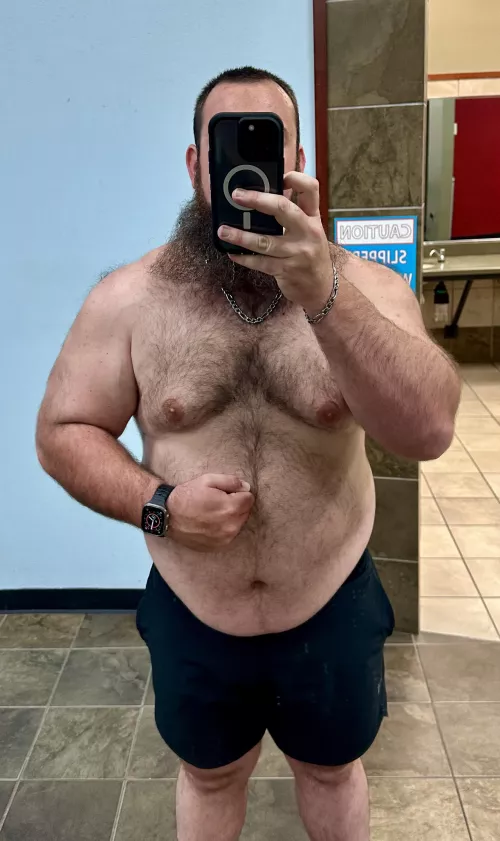 Low quality pic thanks to a busy locker room on a Friday night but high quality shoulder pump