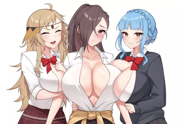 Marianne, Kagero, and Ophelia (By @CHYM39) [Commission]