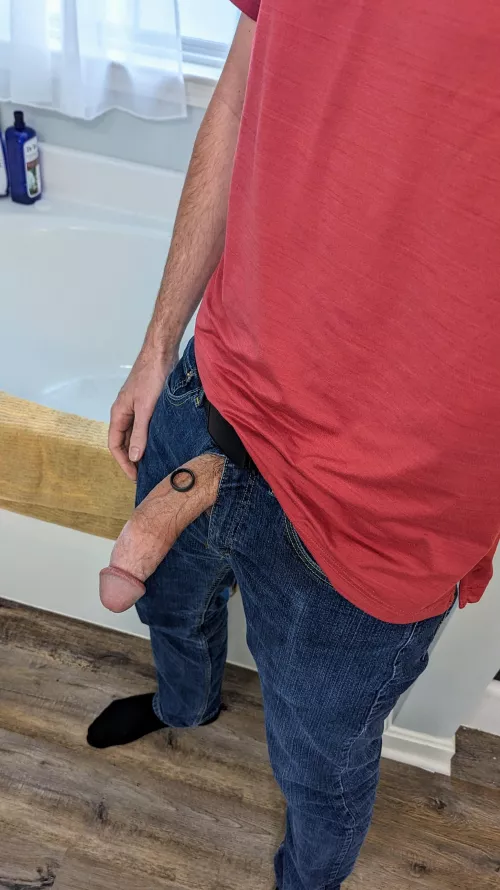 My cock ring is a little small... (36)