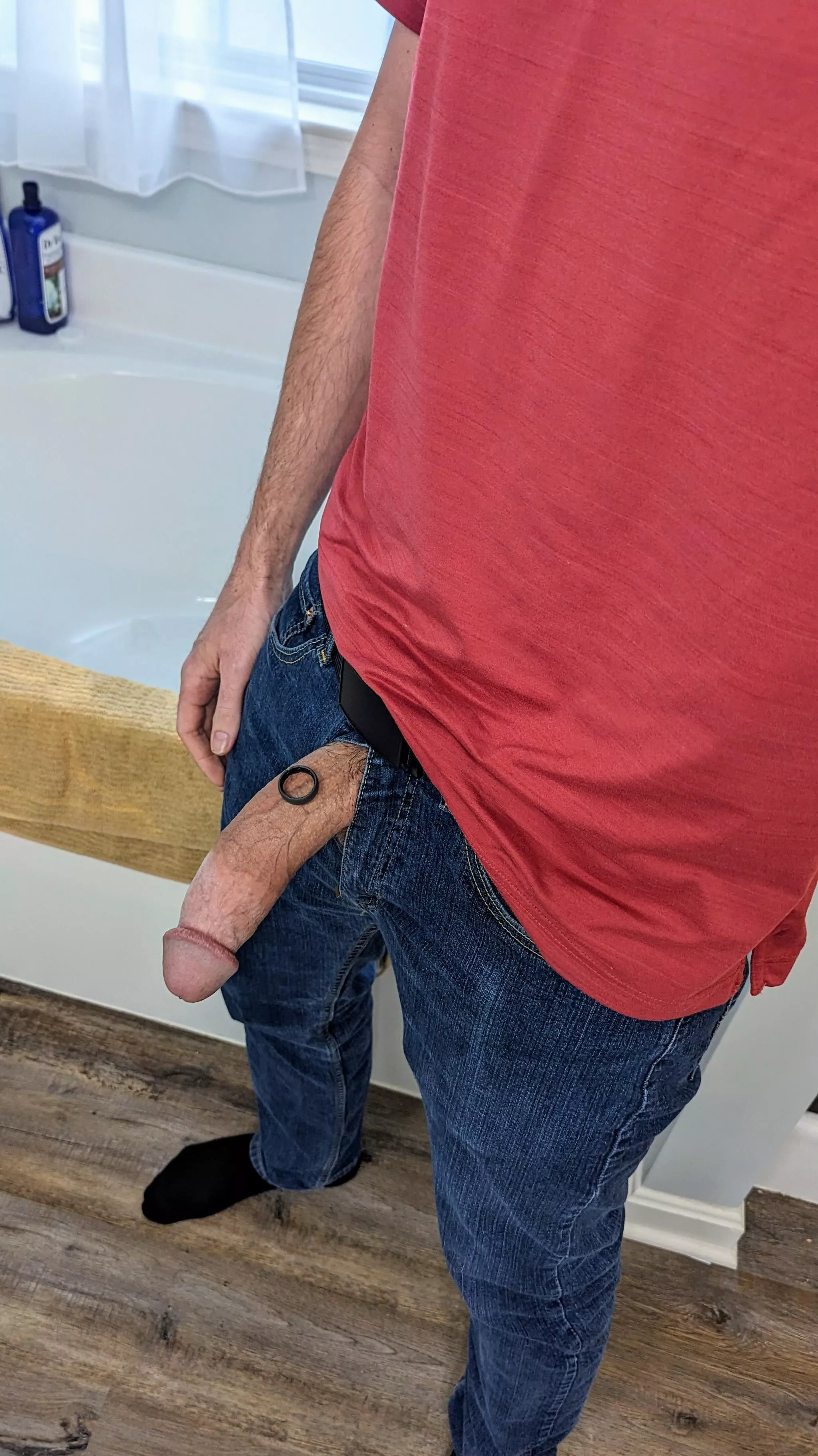 My cock ring is a little small... (36)