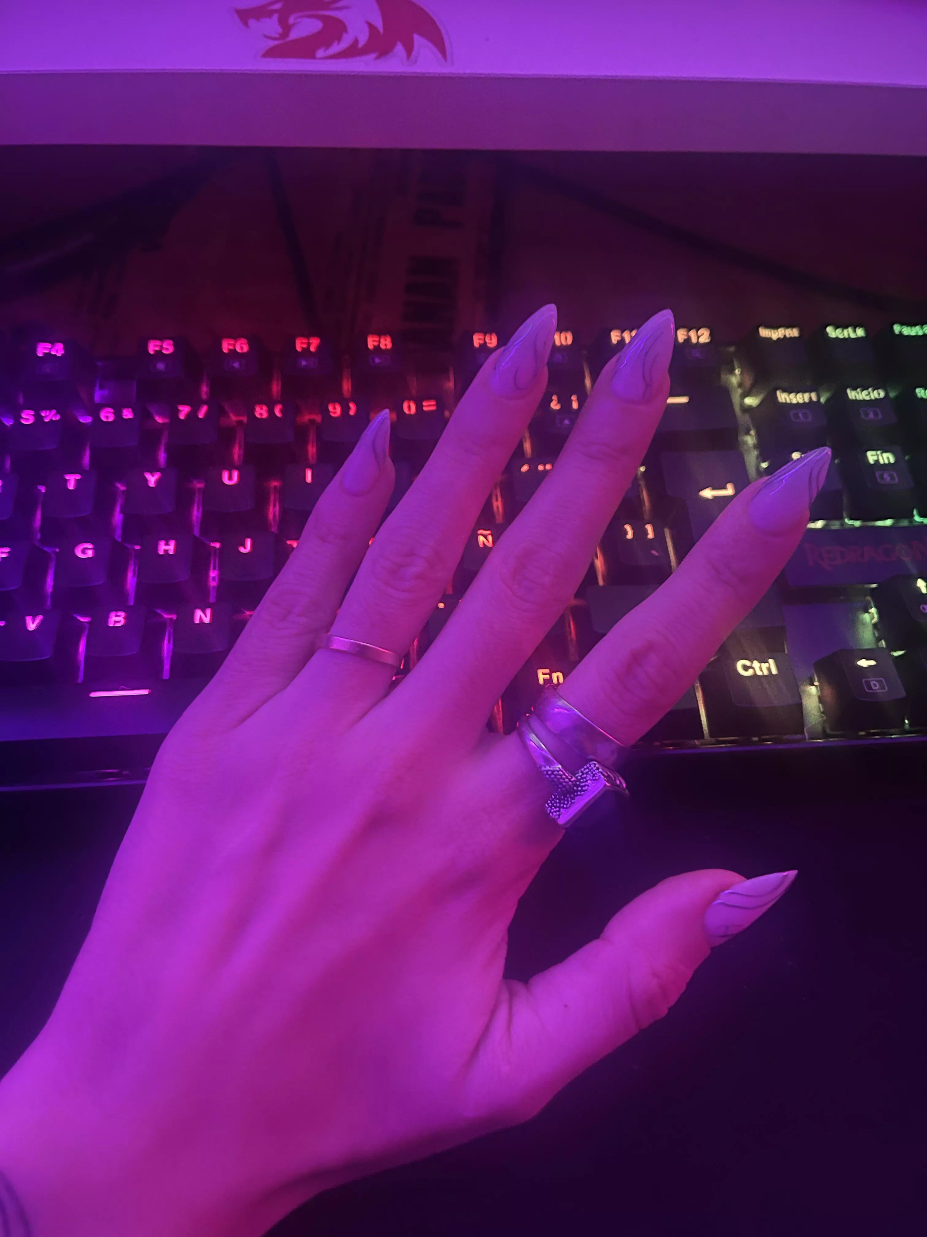 My natural sharp claws