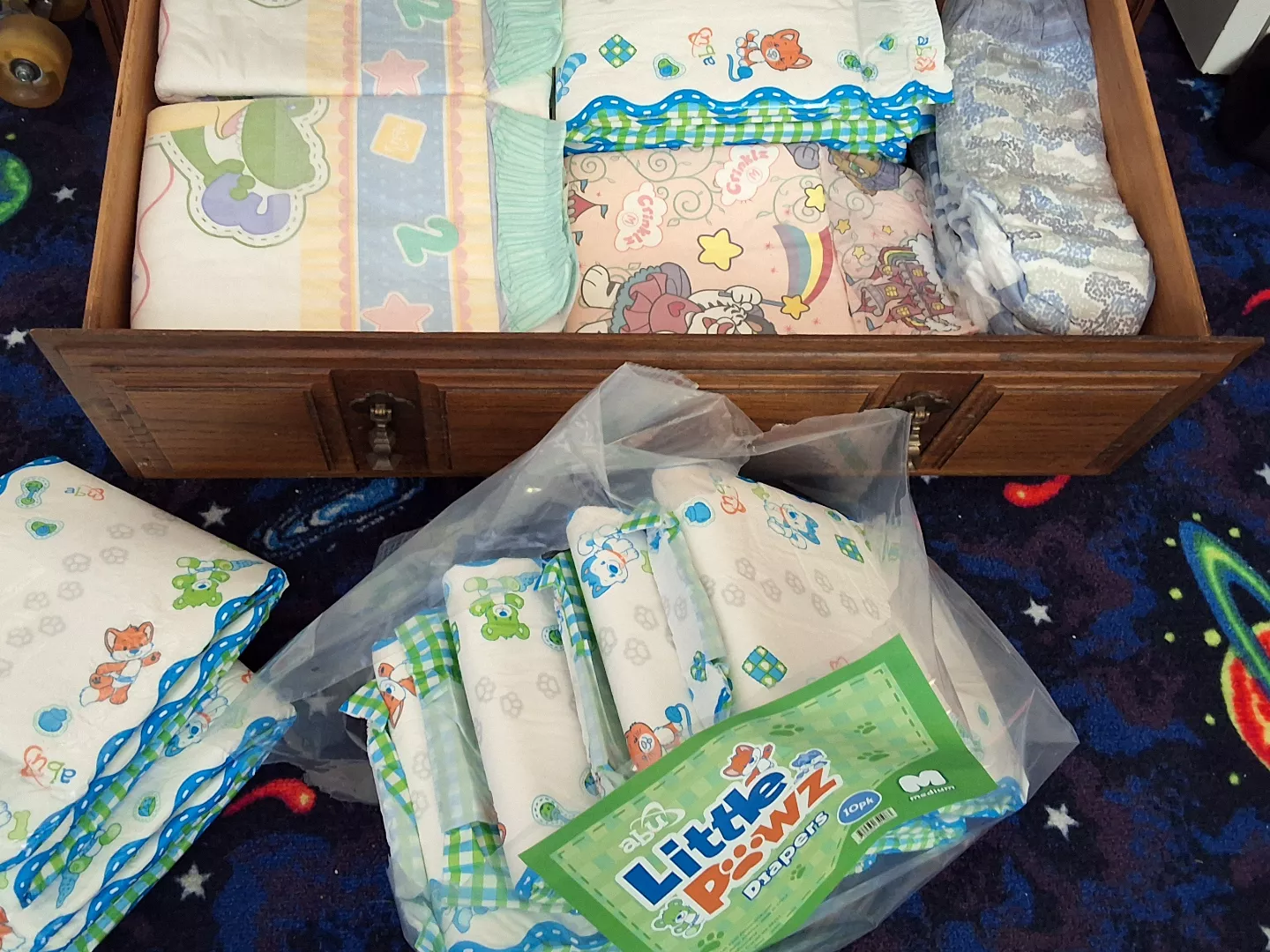 My stash is overflowing 