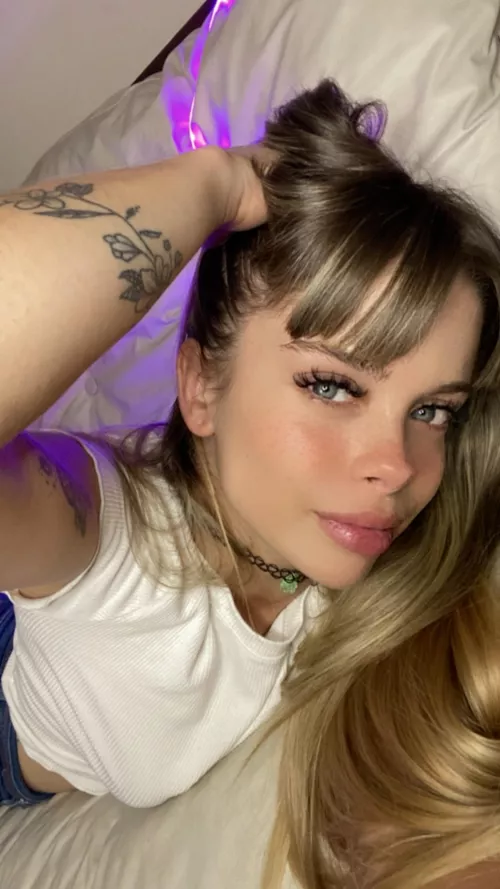 On my face or on my mouth?