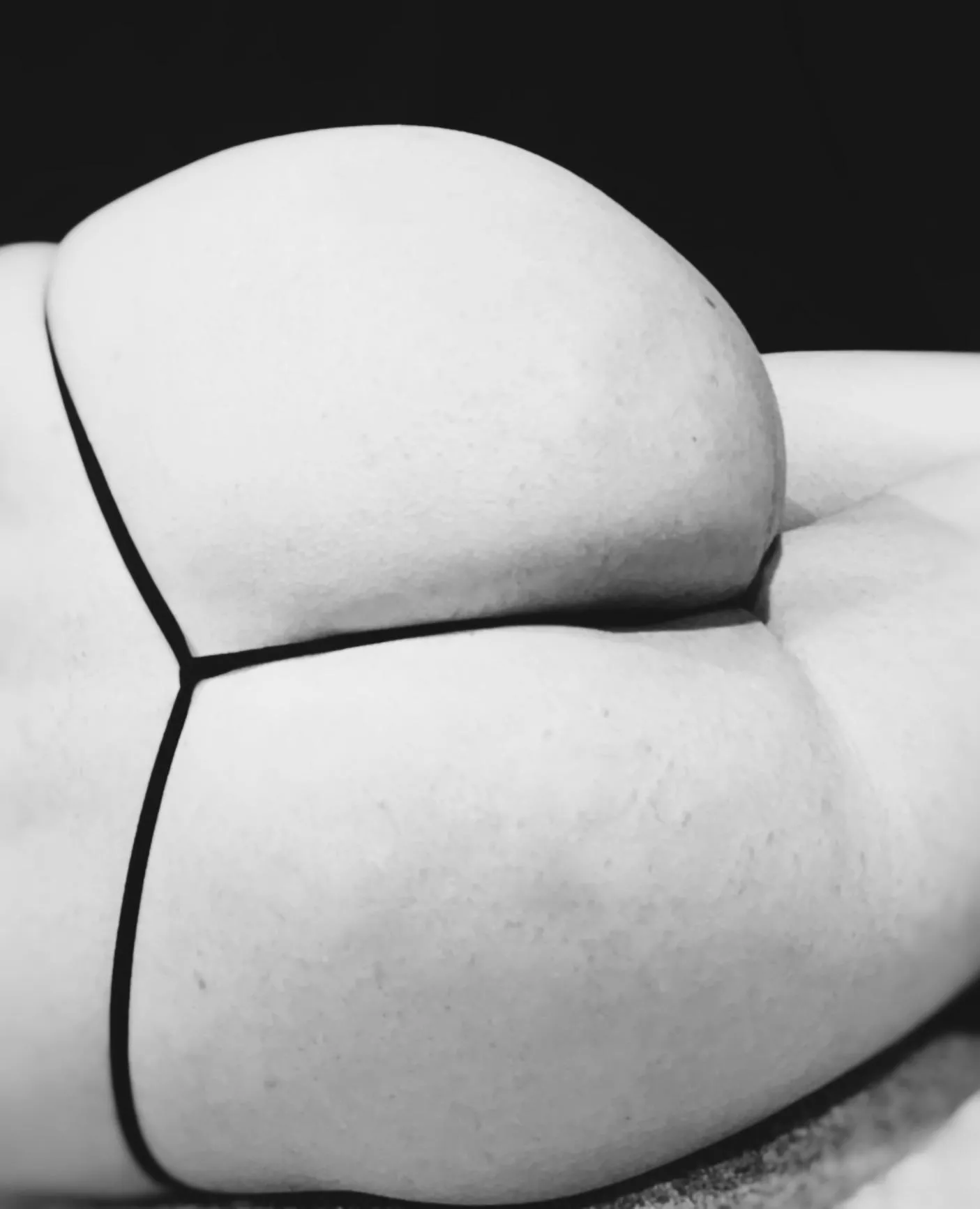 Patiently waiting for someone to cum slide on in 