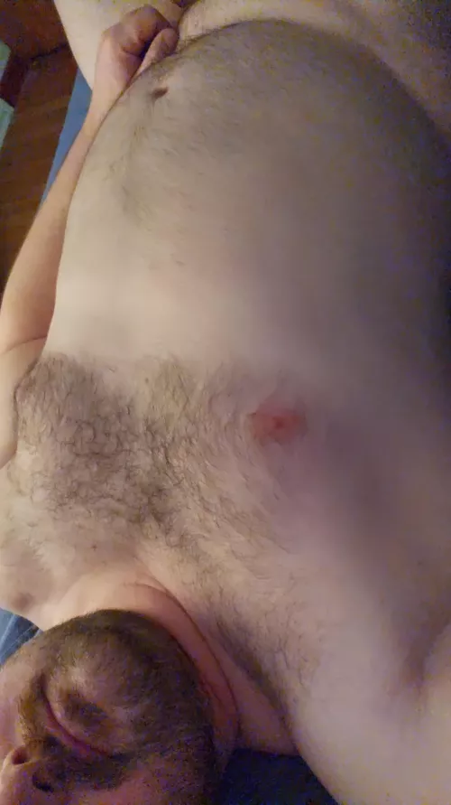 Relaxing after long day of work