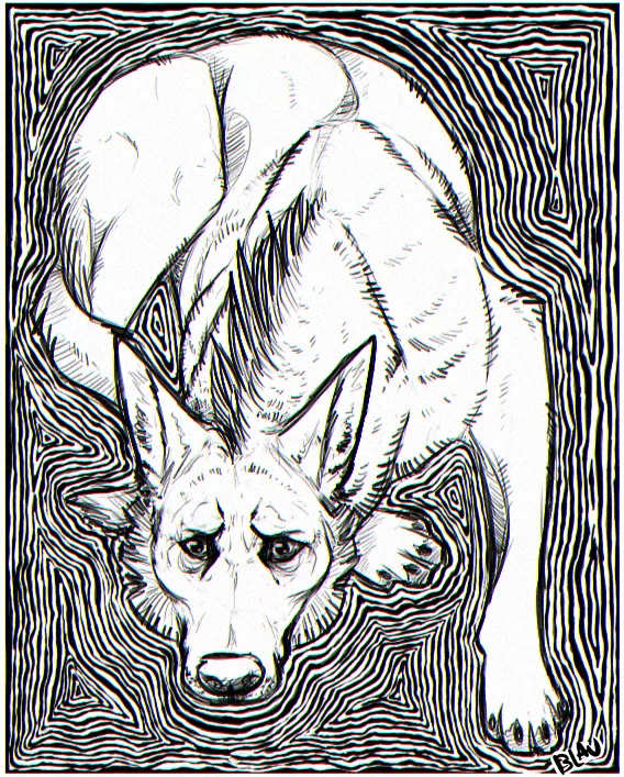 Right Place (old art by me, @hollowdruid FA/X)