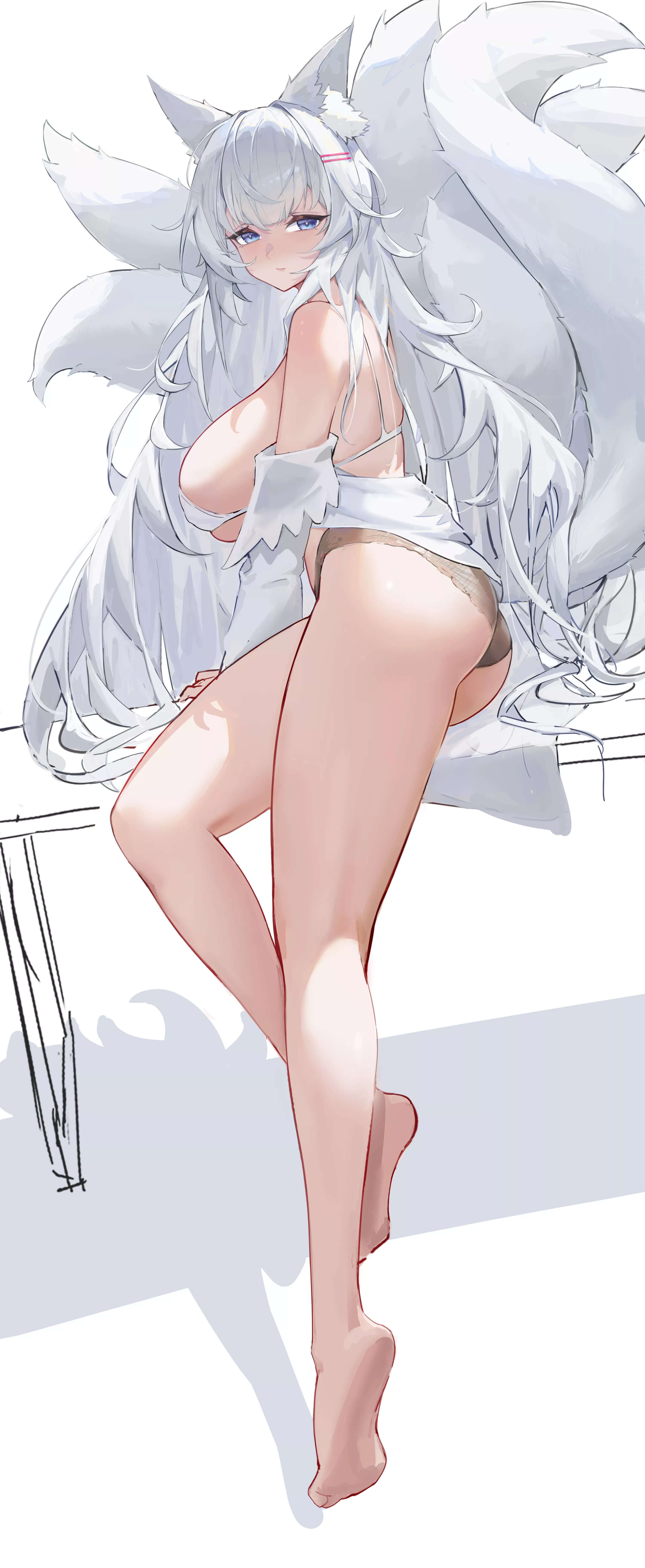 Shinano's big fluffy tails [Azur Lane]