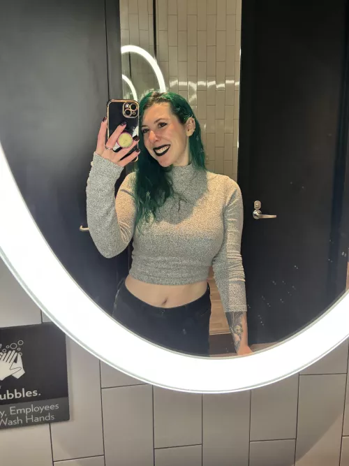 Smiles in the mirror