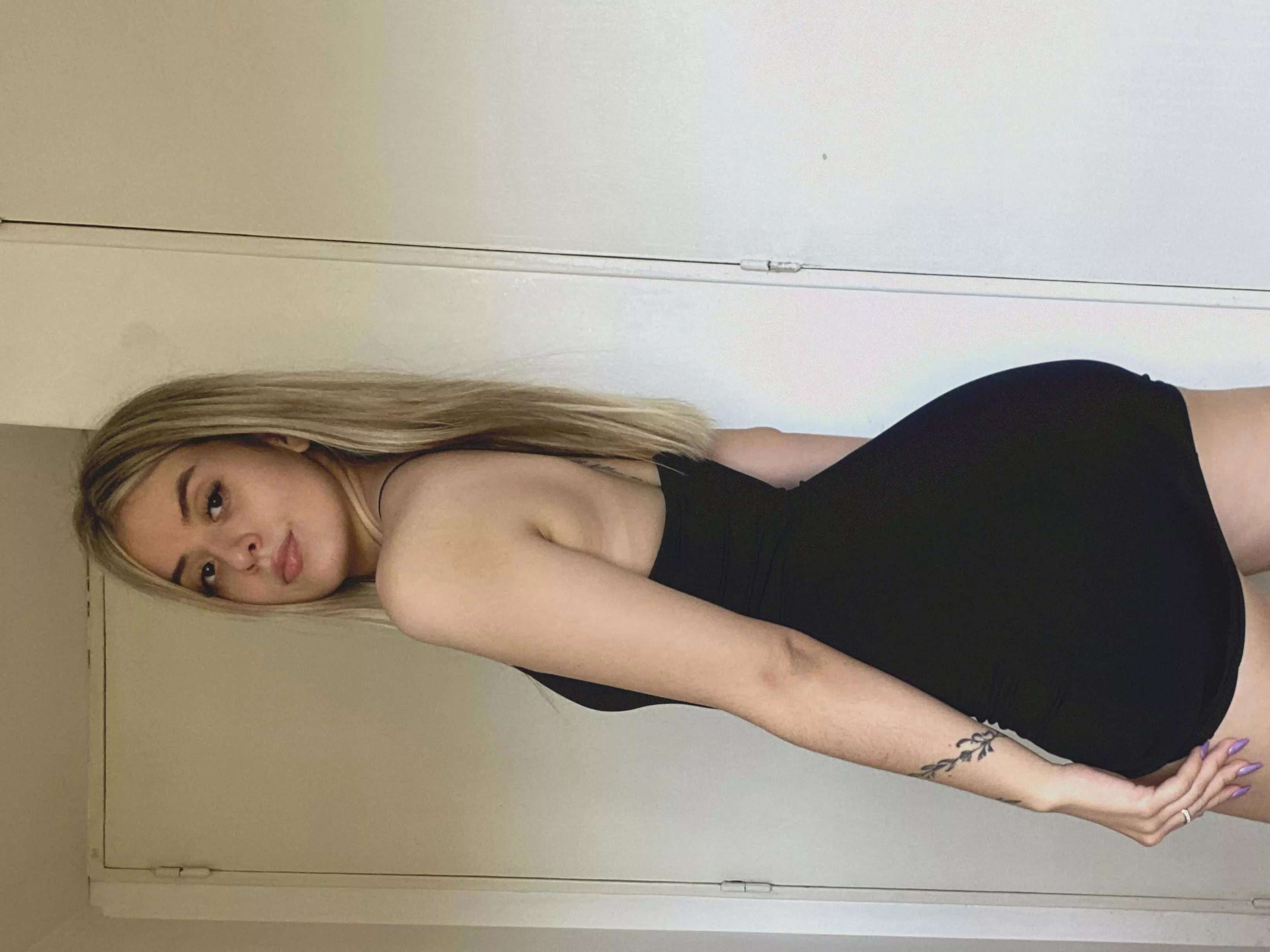 Suck on my titties after working out. Thank you and please;)