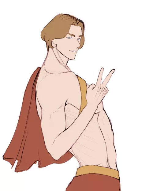 The seme for my manhwa 🥵 (he is a Greek god) 