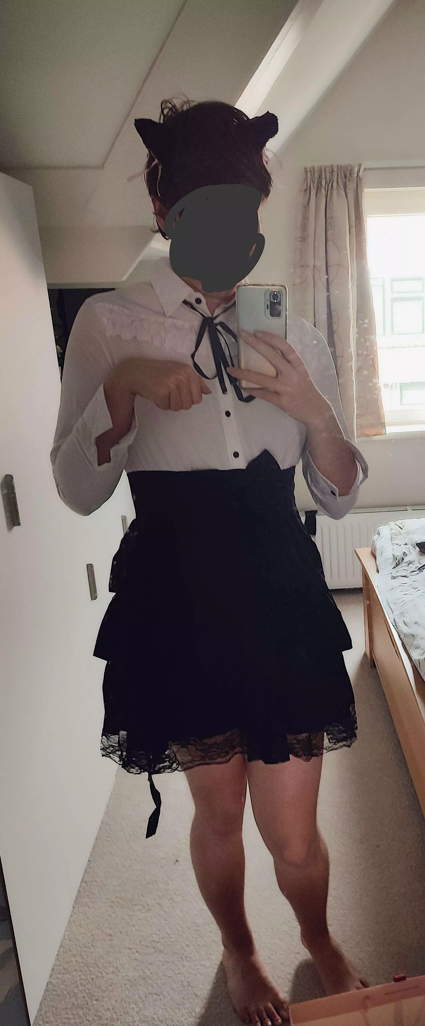 This is my first time crossdressing and I wanted to know from other people how I looked