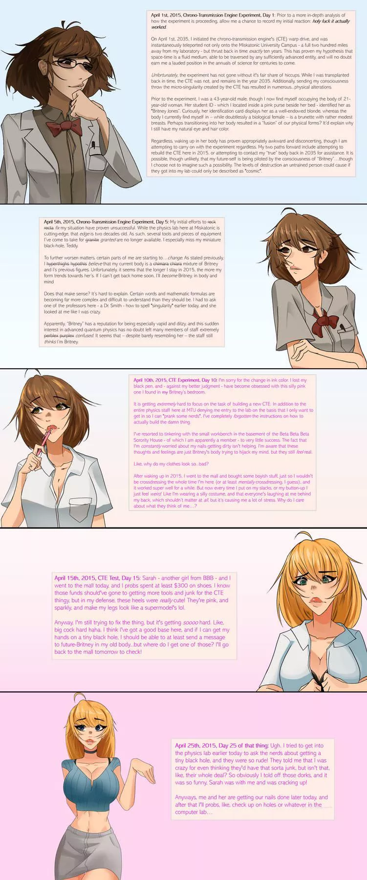 Time-Warp Troubles (Art by TriteTF, writing by HydraTG)