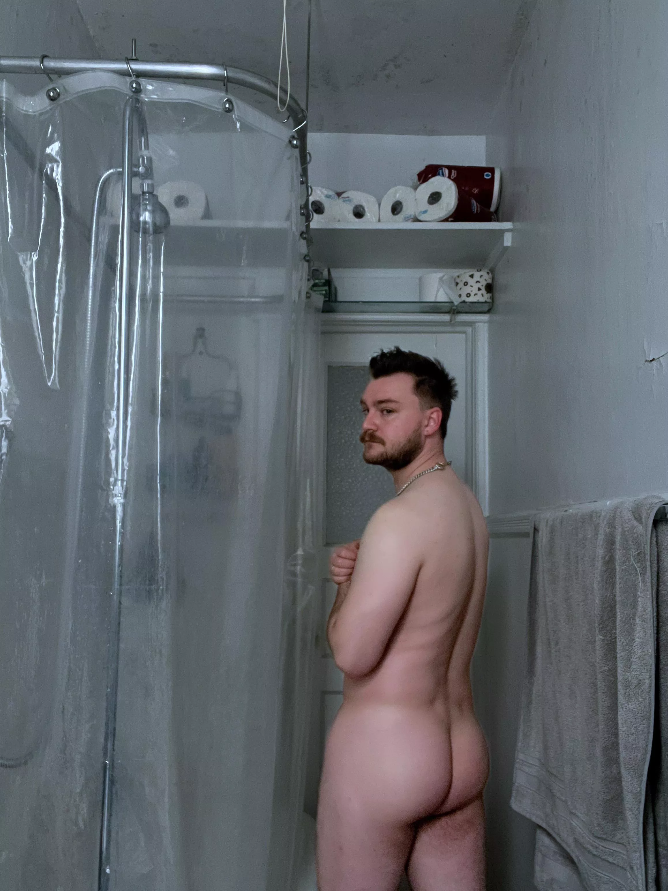 Waiting for the water to get warm