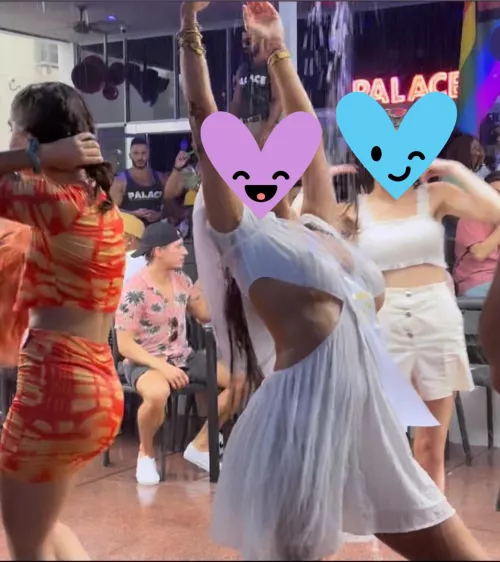 Wife having too much fun dancing in rain the day before the wedding 😂