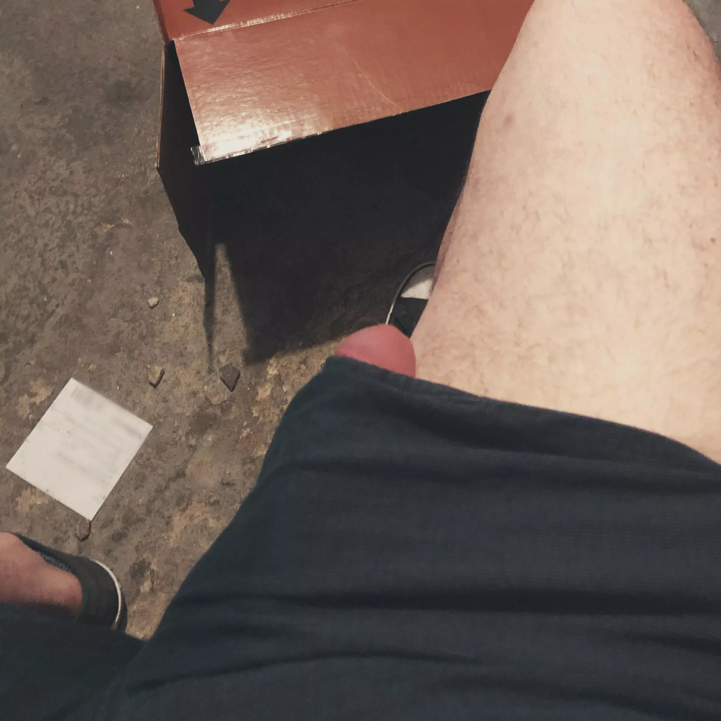 Wish someone would catch me slipping out at work