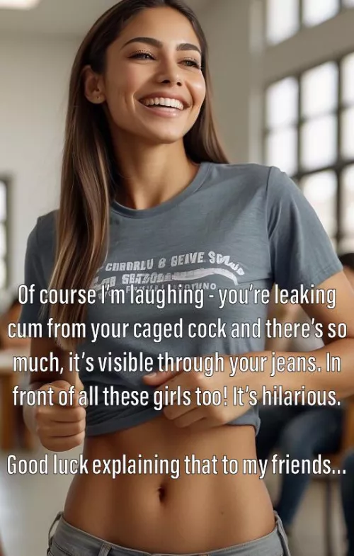 With a GF who looks like her, permanent leaking is probably inevitable…