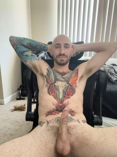 Are you kneeling in front of me or sitting on it?